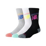 New Balance Active Graphic Crew Socks 3 Pack-1