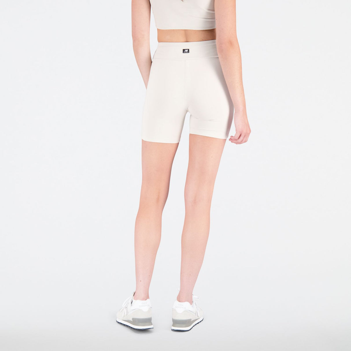 New Balance Women's Essentials Reimagined Archive Cotton Fitted Short-4