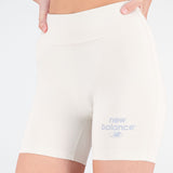 New Balance Women's Essentials Reimagined Archive Cotton Fitted Short-5