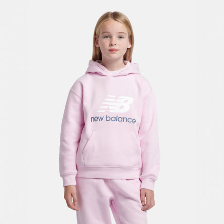 New Balance Youth French Terry Stacked Logo Hoodie-1