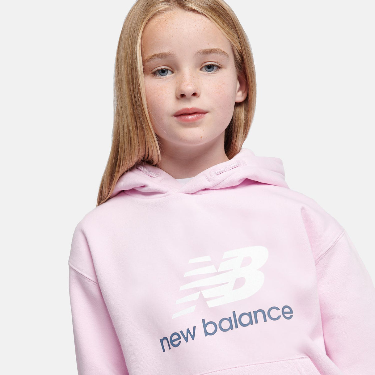 New Balance Youth French Terry Stacked Logo Hoodie-4