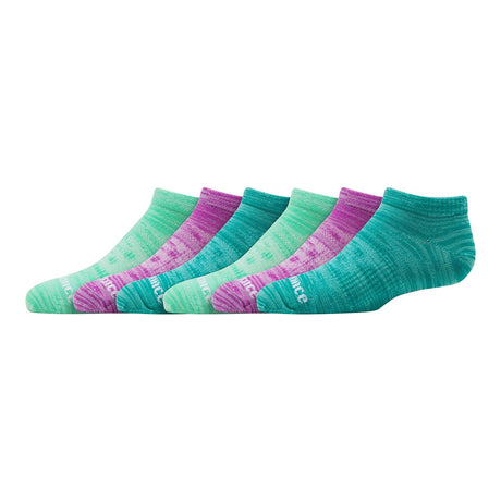 New Balance Kids Flat Knit No Show Socks 6 Pack