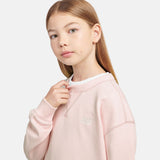 New Balance Youth Girl's FT Small Logo Crew-4
