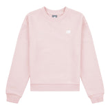 New Balance Youth Girl's FT Small Logo Crew-5