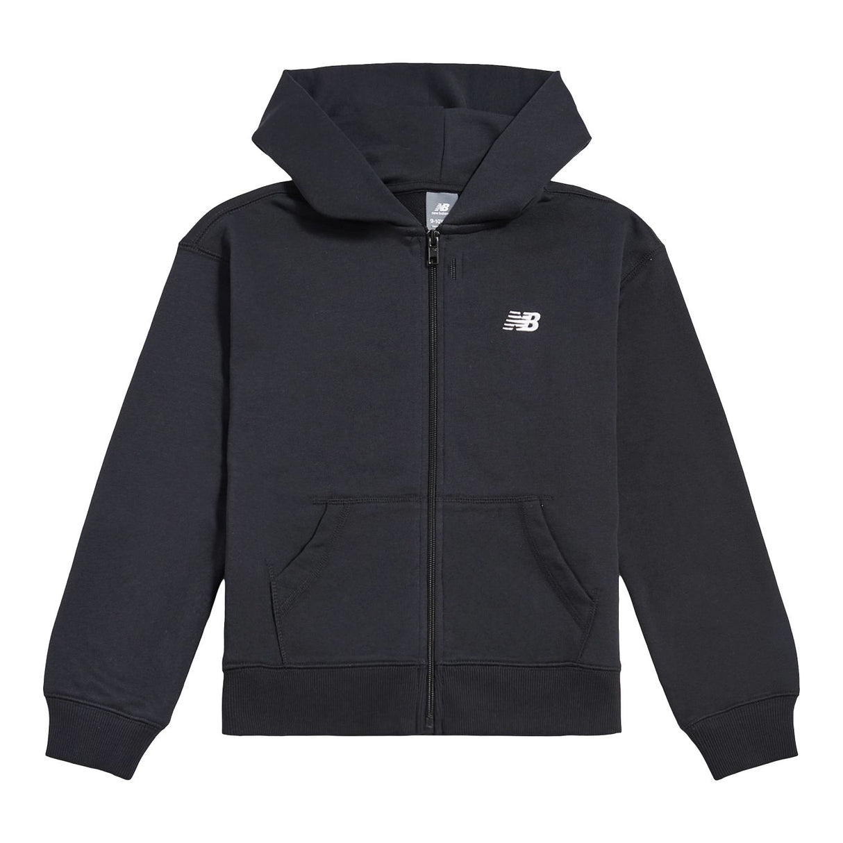 New Balance Youth French Terry Small Logo Full Zip Hoodie-1