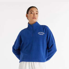 New Balance Women's Graphic Polar Fleece Half Zip-1