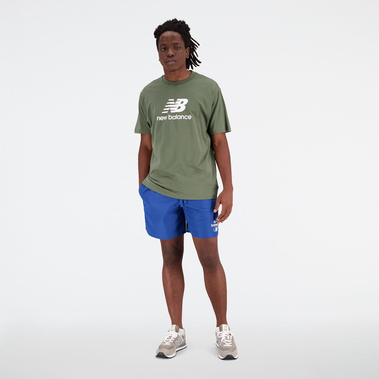 New Balance Men's Essentials Reimagined Woven Shorts-4