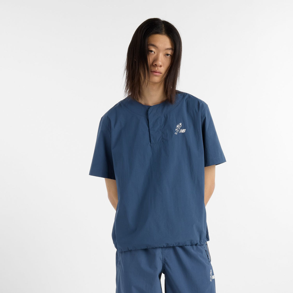 New Balance Men's Shohei Signature Woven Nylon Top-2