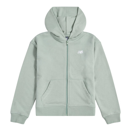 New Balance Youth French Terry Small Logo Full Zip Hoodie-1