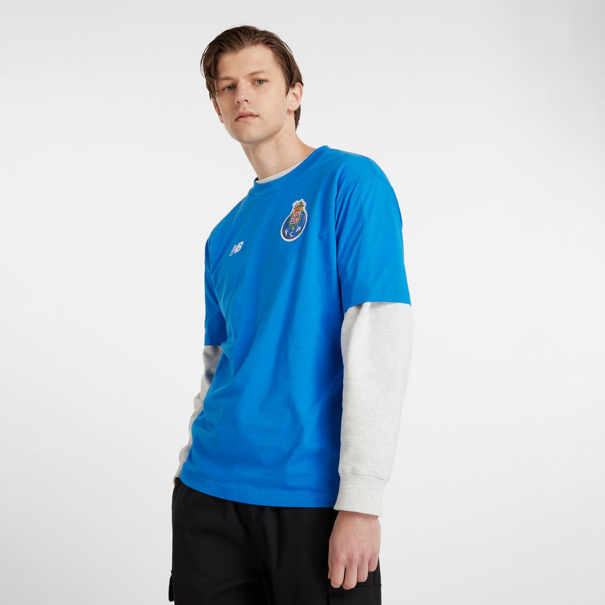 New Balance Men's FC Porto Small Logo T-Shirt-2