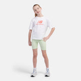 New Balance Youth Girl's Harmony High Rise Sport Cycle Short-4