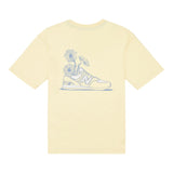 New Balance Youth Girl's Floral Sneaker Graphics T-Shirt-2
