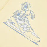 New Balance Youth Girl's Floral Sneaker Graphics T-Shirt-4