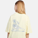 New Balance Youth Girl's Floral Sneaker Graphics T-Shirt-9