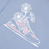 New Balance Youth Girl's Floral Sneaker Graphics T-Shirt-10