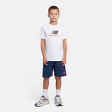 New Balance Youth Jersey Stacked Logo T-Shirt-4