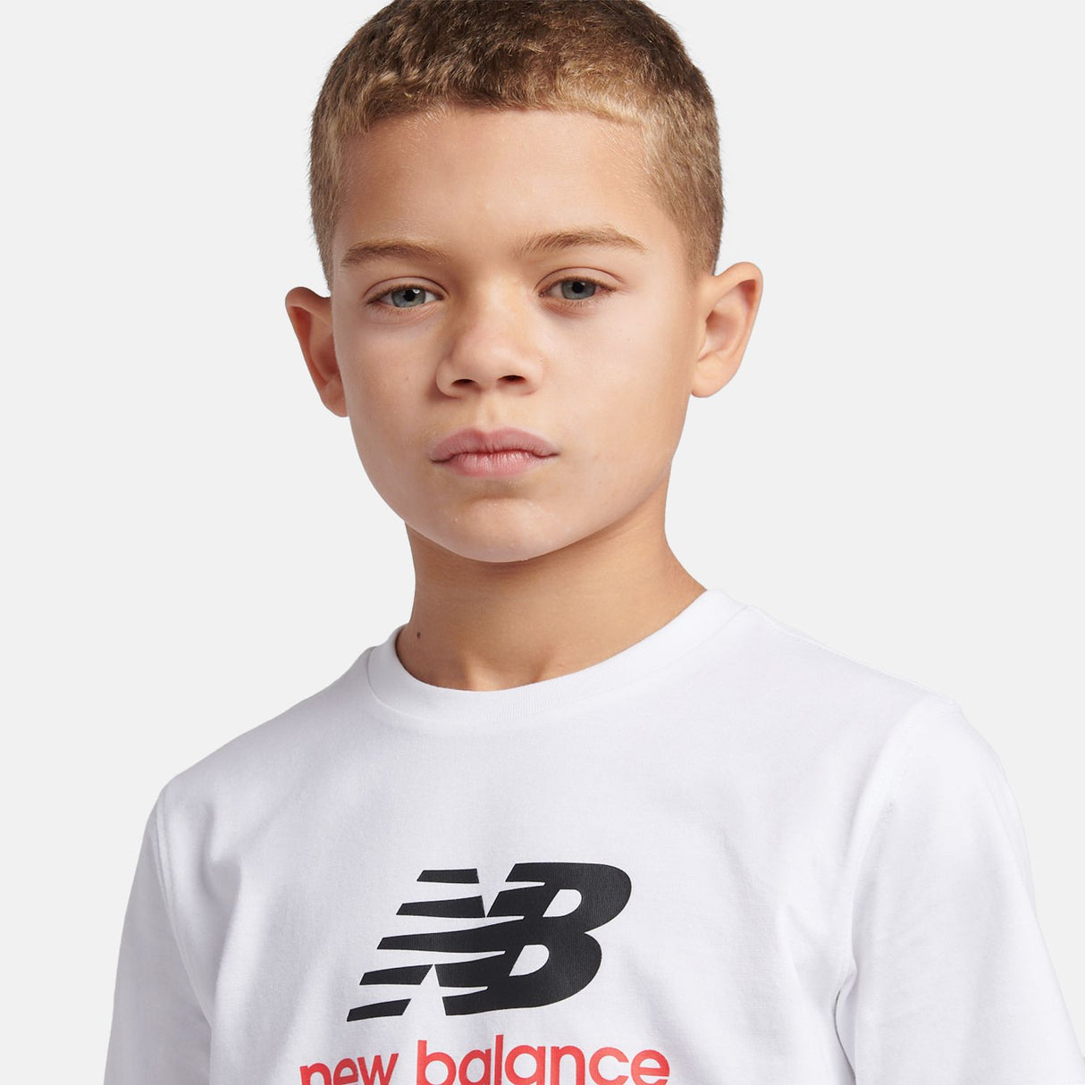 New Balance Youth Jersey Stacked Logo T-Shirt-8