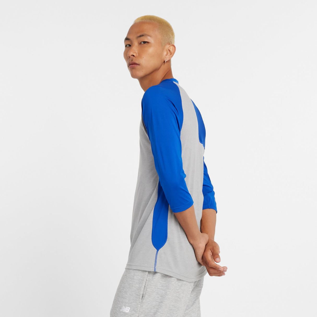 New Balance Men's Asymmetrical  Compression Baseball Top-2
