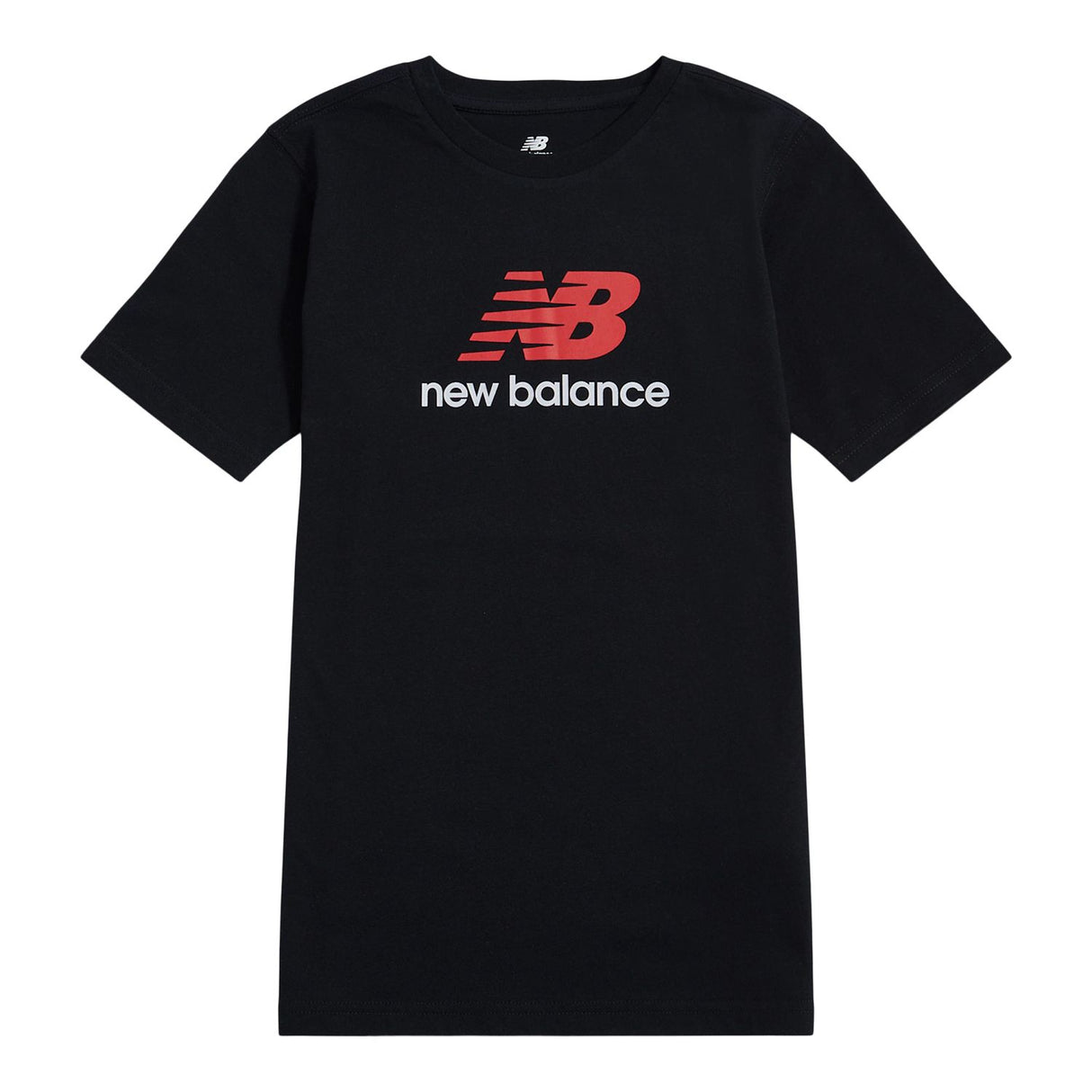 New Balance Youth Jersey Stacked Logo T-Shirt-1