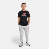 New Balance Youth Jersey Stacked Logo T-Shirt-4