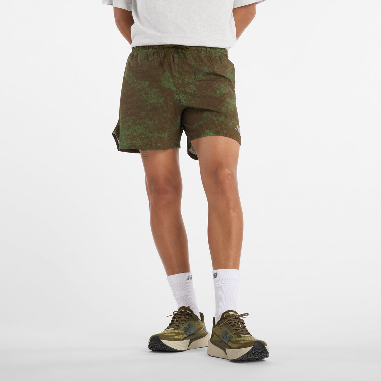 New Balance Men's RC Printed Shorts-2