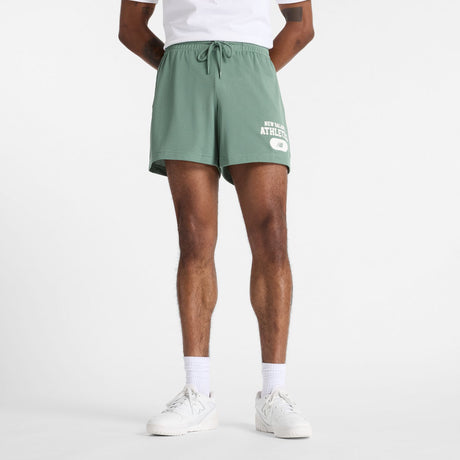 New Balance Men's Heritage Mesh Graphic 5" Short-1
