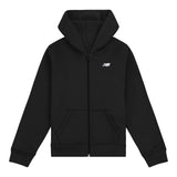 New Balance Youth Brush Back Small Logo Full Zip Hoodie-1
