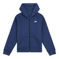 New Balance Youth Brush Back Small Logo Full Zip Hoodie-1