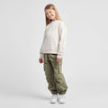 New Balance Youth Girl's FT Small Logo Crew-1