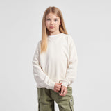 New Balance Youth Girl's FT Small Logo Crew-2