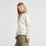 New Balance Youth Girl's FT Small Logo Crew-3