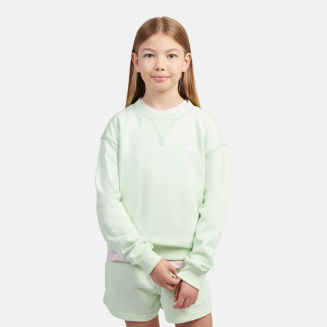 New Balance Youth Girl's FT Small Logo Crew-1