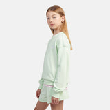 New Balance Youth Girl's FT Small Logo Crew-2