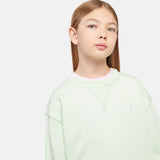 New Balance Youth Girl's FT Small Logo Crew-4