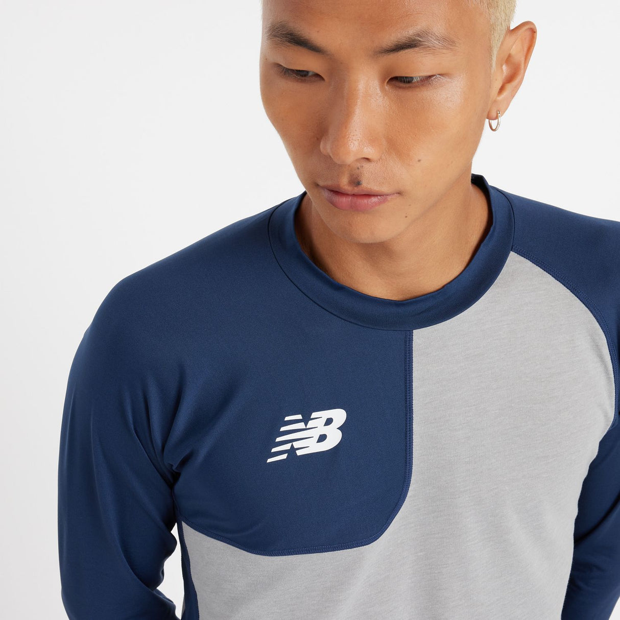 New Balance Men's Asymmetrical  Compression Baseball Top-4