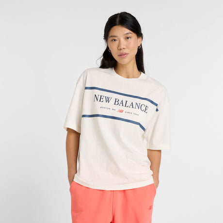 New Balance Women's Athletics Nautical T-Shirt-1
