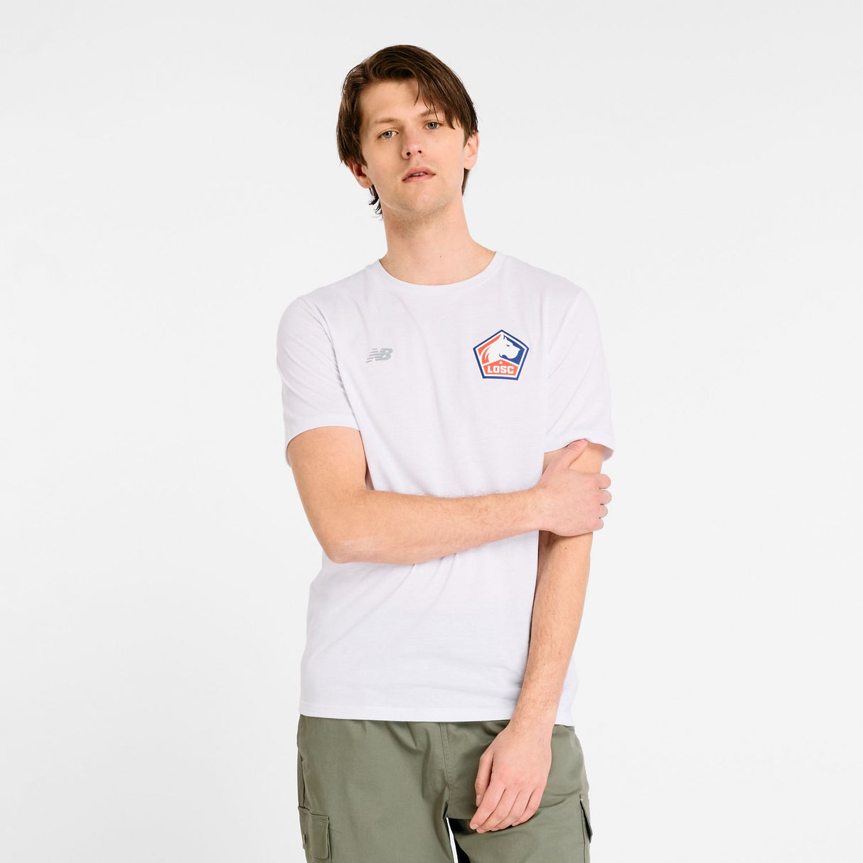 New Balance Men's Lille LOSC Graphic Heathertech T-Shirt-3