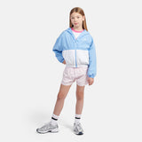 New Balance Youth Girl's Athletics Mesh Lined Wind Cheater-5