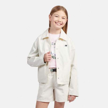 New Balance Youth Girl's Premium Coach Jacket-1