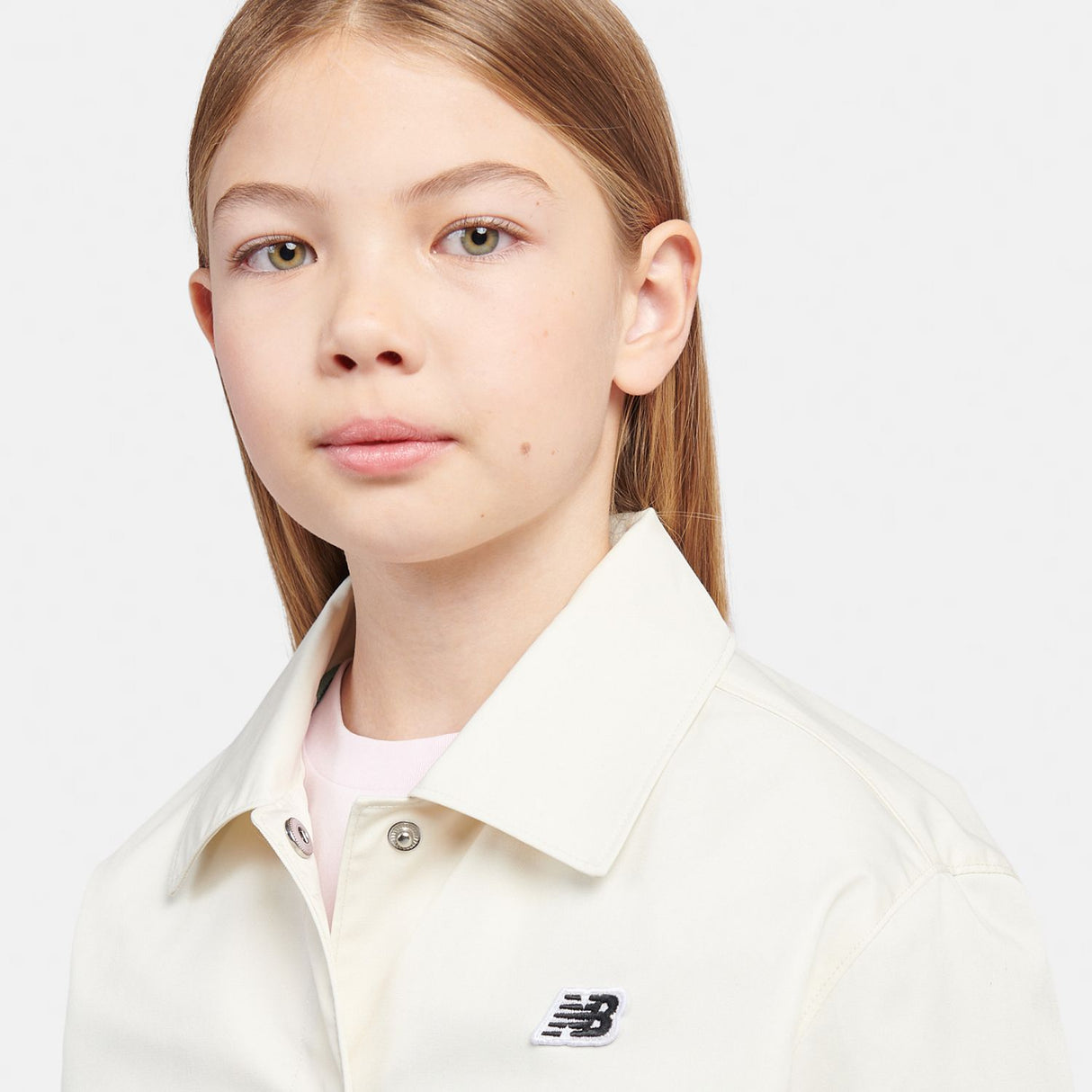 New Balance Youth Girl's Premium Coach Jacket-4