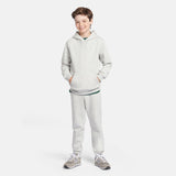 New Balance Boys' Brush Back Small Logo Hoodie-4