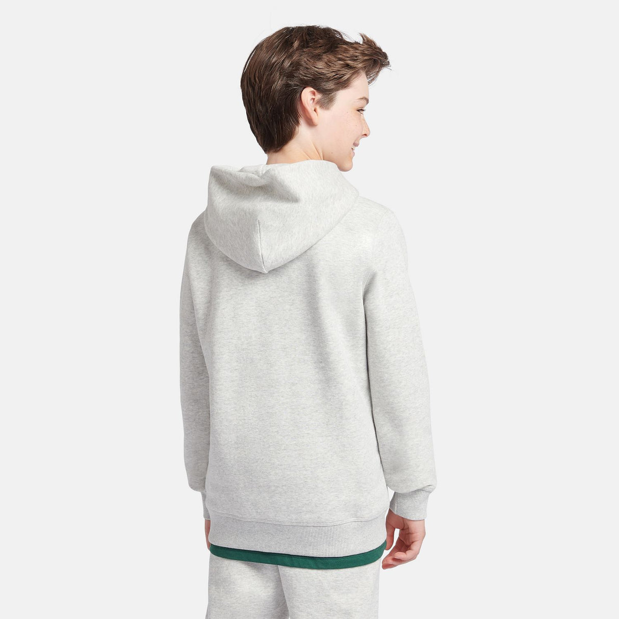 New Balance Boys' Brush Back Small Logo Hoodie-7