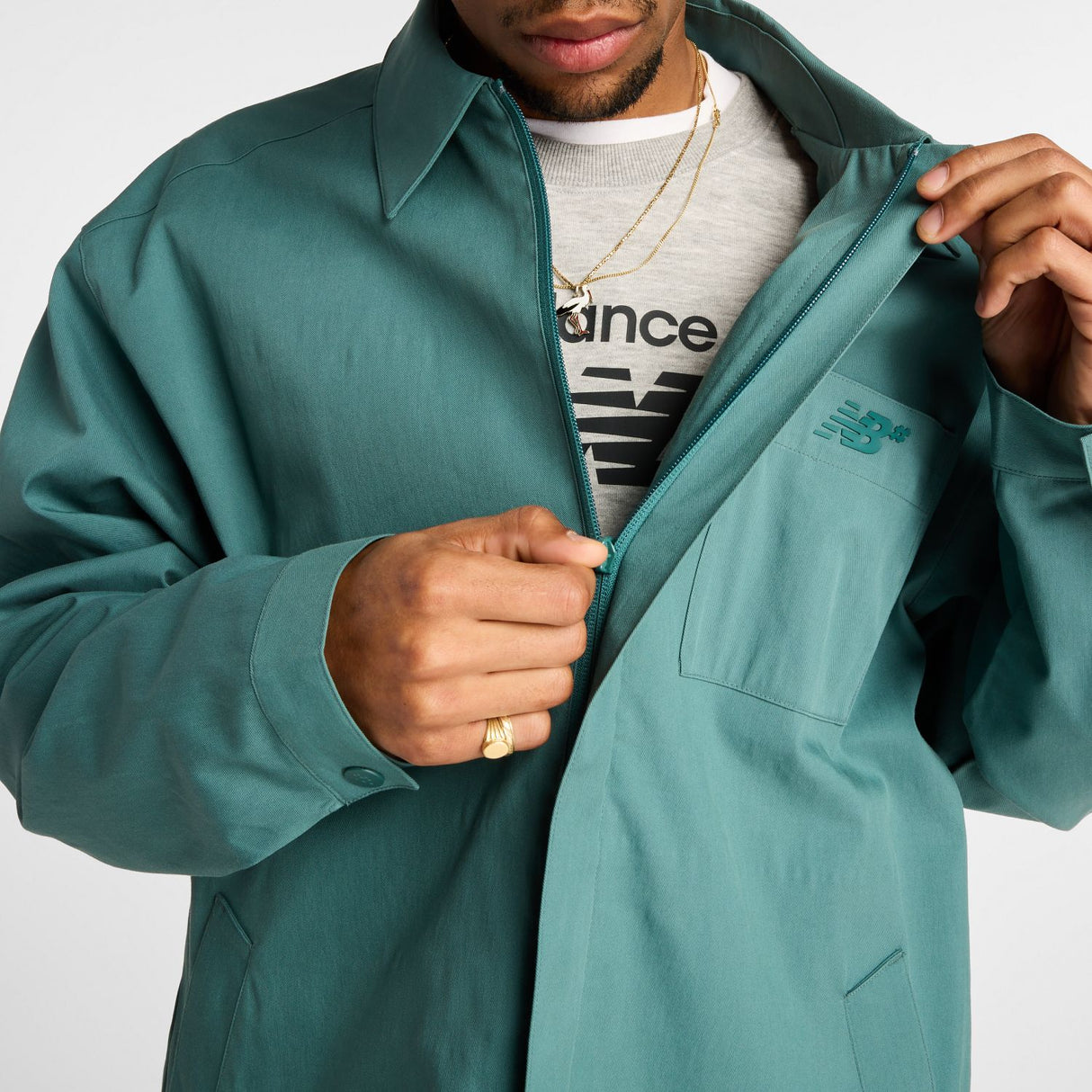 New Balance Men's Numeric Coaches Twill Jacket-7