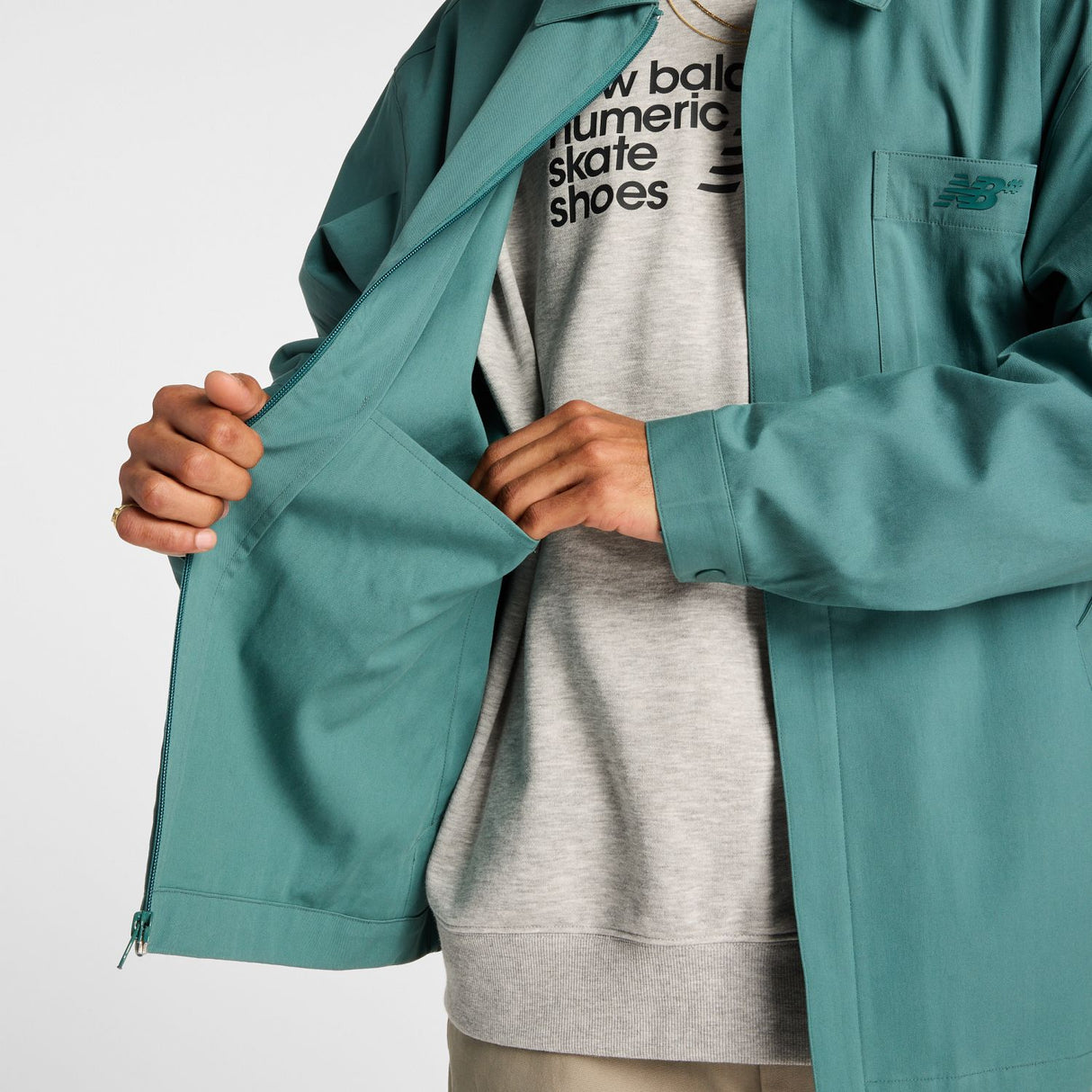 New Balance Men's Numeric Coaches Twill Jacket-10