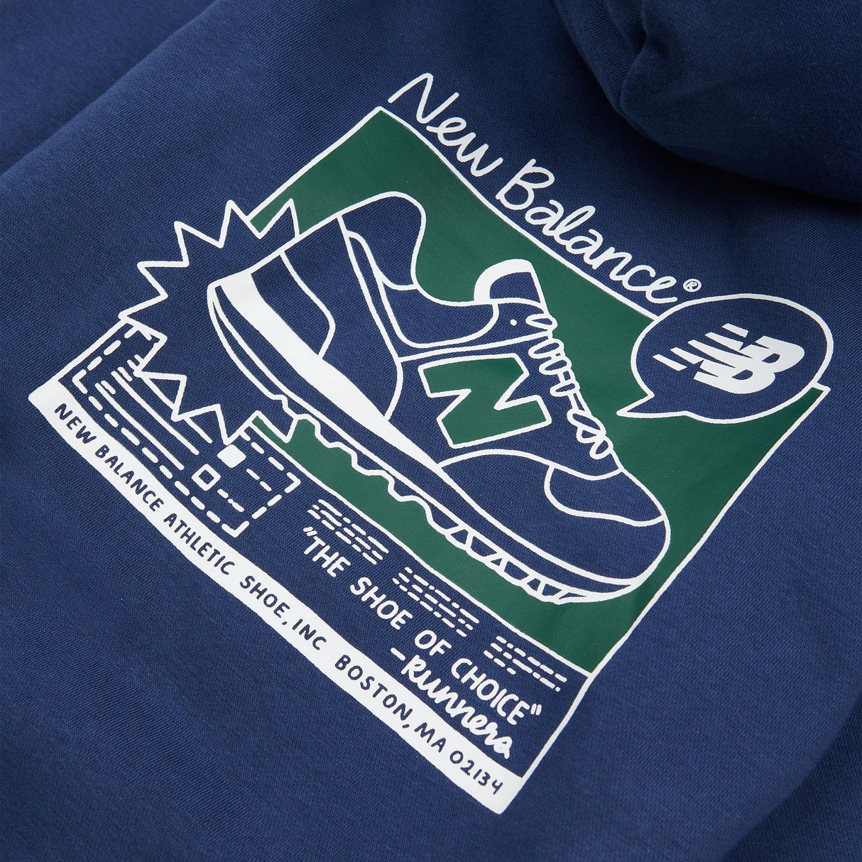 New Balance Youth Basketball Sneaker Poster Hoodie-4