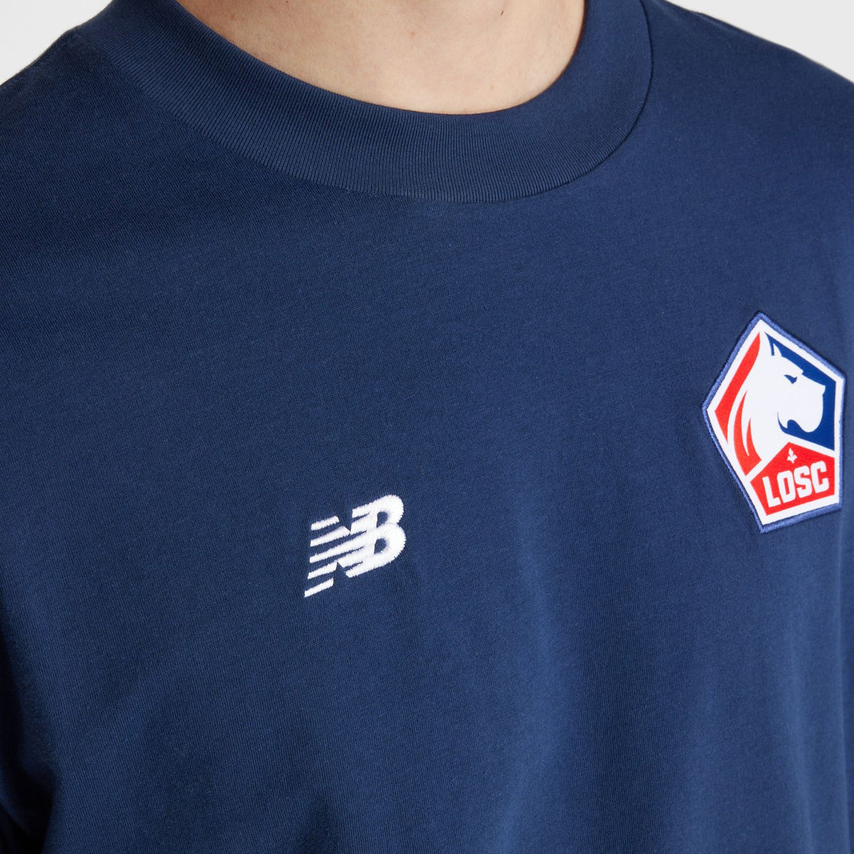 New Balance Men's Lille LOSC Logo T-Shirt-8