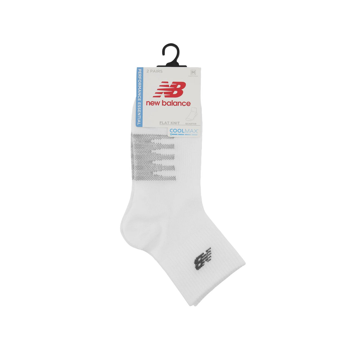 New Balance Coolmax Thin Quarter Socks (2 Pair)-3