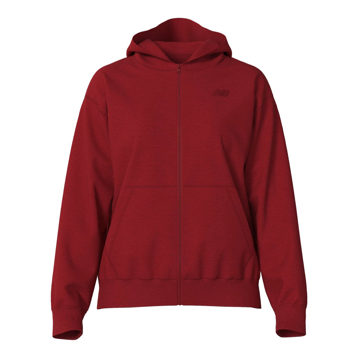 New Balance Women's Team French Terry Full Zip Hoodie-1