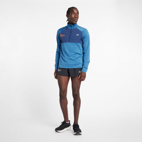 New Balance Men's NYC Marathon Athletics Heat Grid 1/2 Zip-1