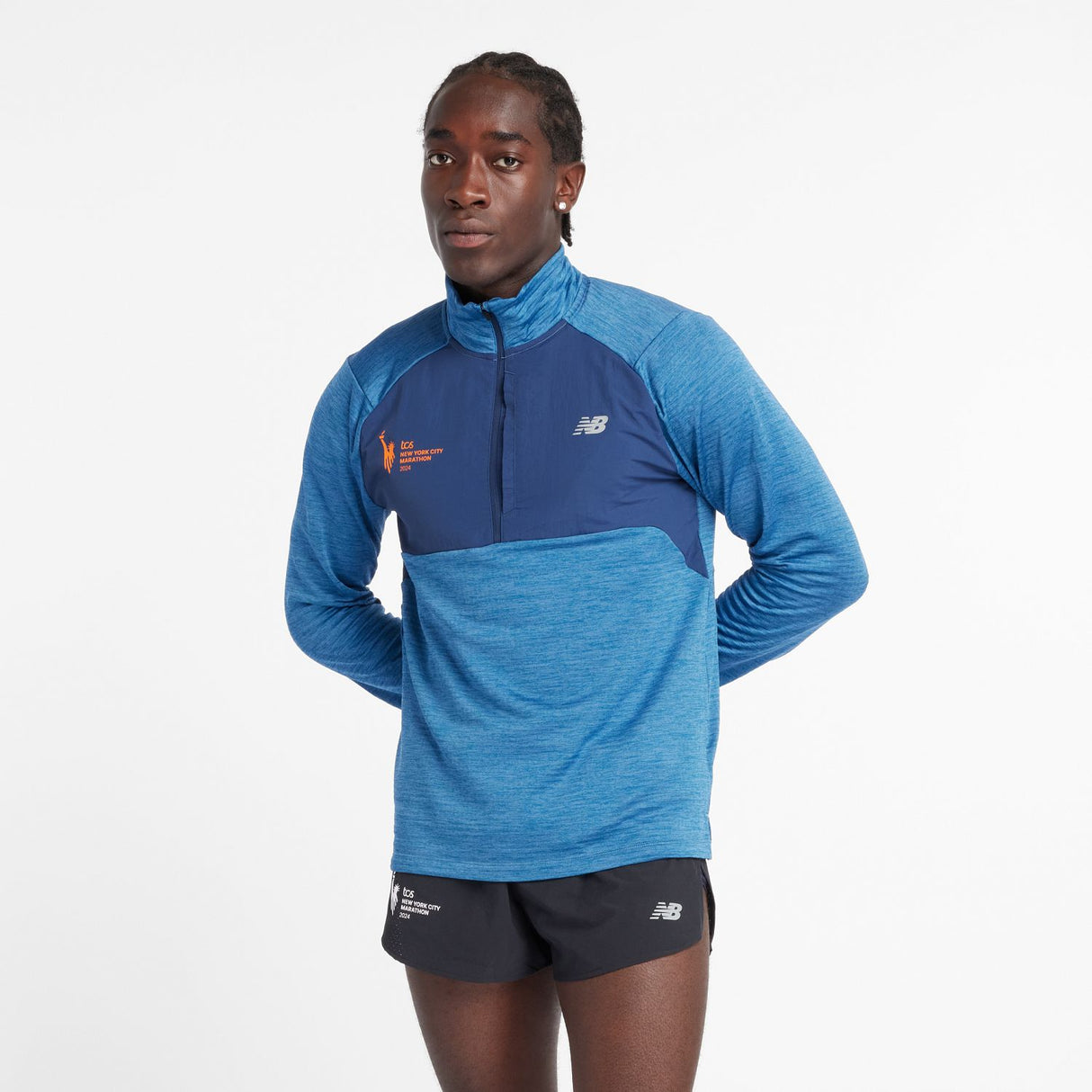 New Balance Men's NYC Marathon Athletics Heat Grid 1/2 Zip-3